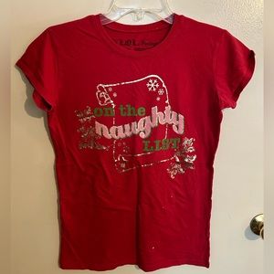 🎅🏼🎄 On the Naughty List 🎄🎅🏼 Holiday tee